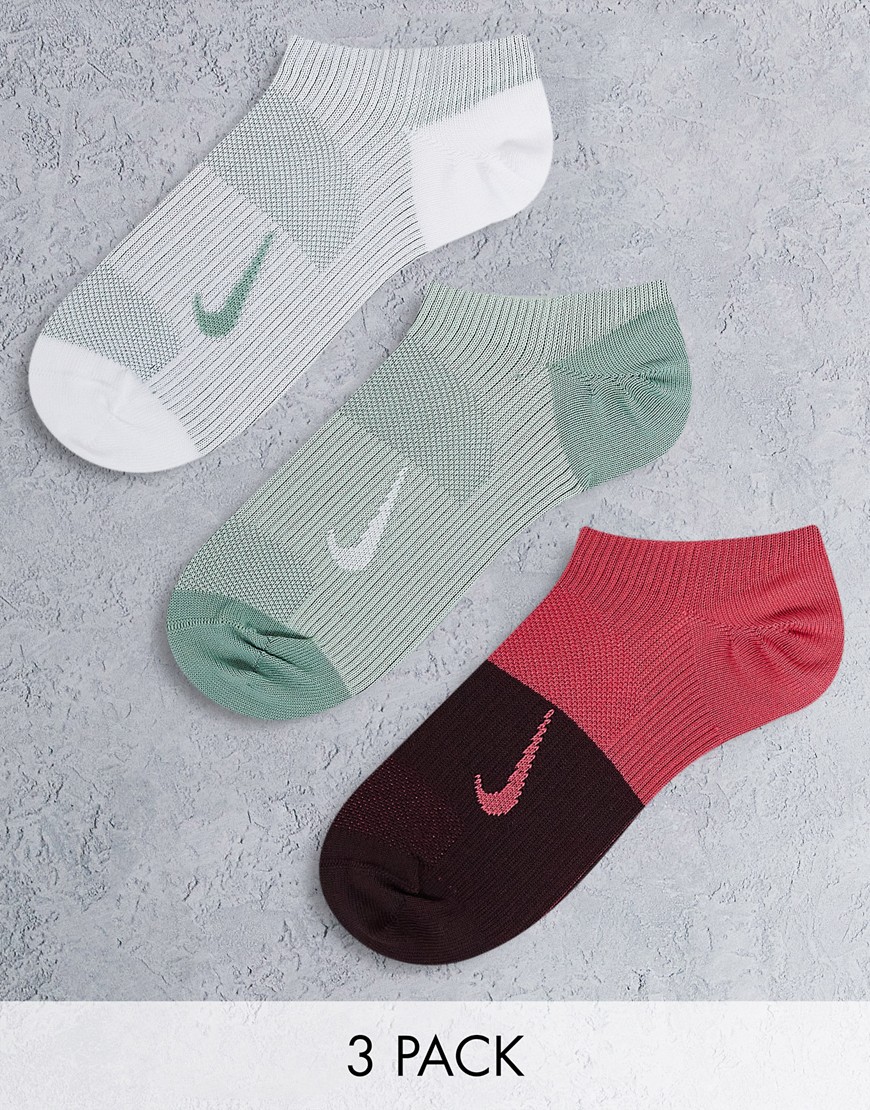 Nike Training – Everyday – 3er-Pack leichte Socken-Bunt günstig online kaufen