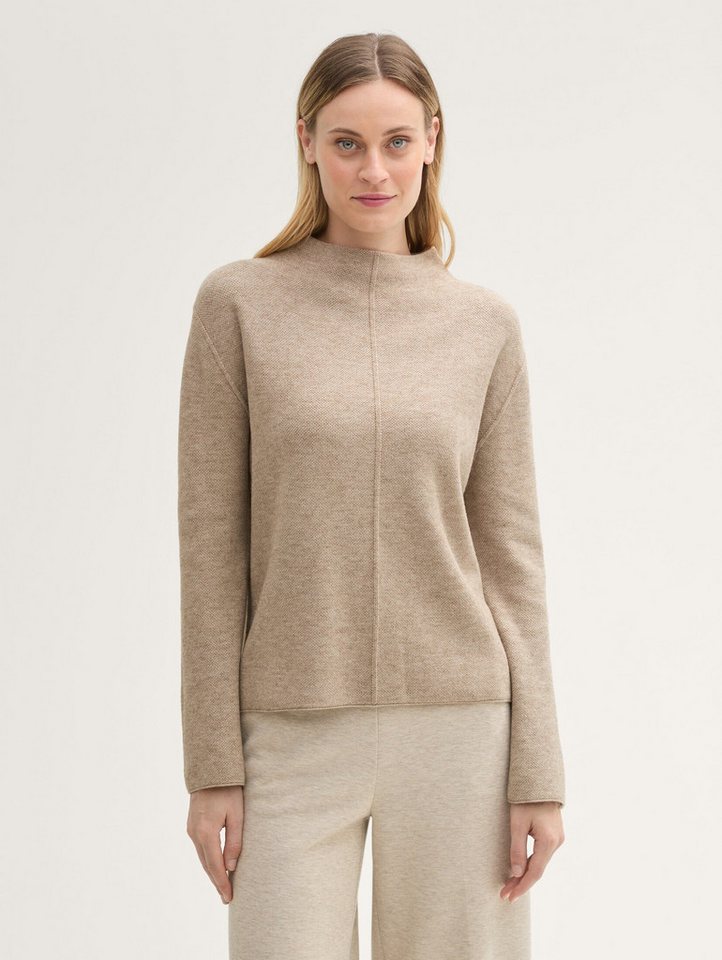 TOM TAILOR Strickpullover Strick Pullover mit LENZING™ EcoVero™ günstig online kaufen