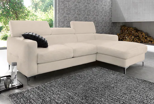 COTTA Polstergarnitur »Sammy L-Form«, (Set), Set bestehend aus: Ecksofa mit günstig online kaufen