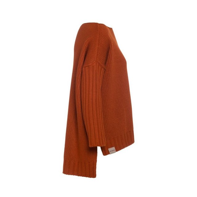 Knit Factory Strickponcho Kylie Pullover 36/44 Glatt Orange (1-tlg) Strickw günstig online kaufen