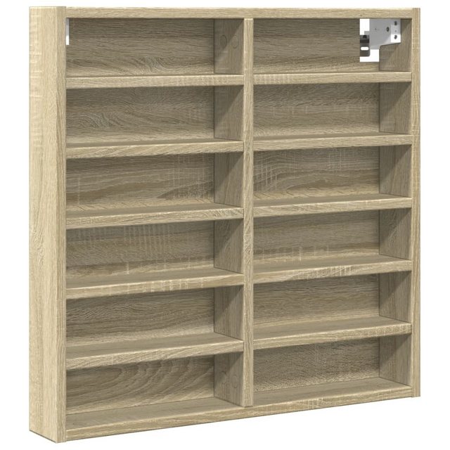 vidaXL Schrankmodule Vitrinenschrank Sonoma-Eiche 60x8,5x58 cm Holzwerkstof günstig online kaufen