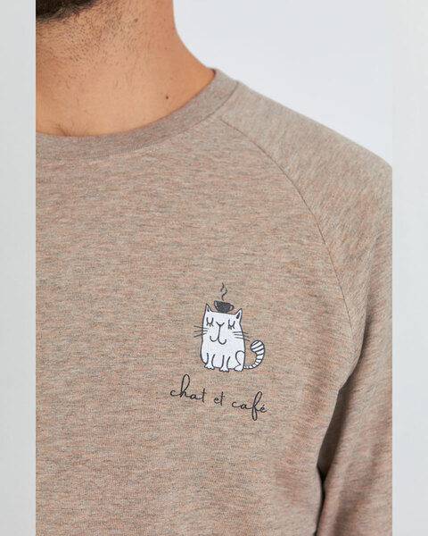 Biofair- Klassisches Sweatshirt/ Chat Et Cafe günstig online kaufen