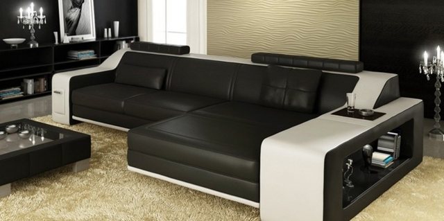 JVmoebel Ecksofa Designer Beige Wohnlandschaft luxus Ecksofa Polster Couch günstig online kaufen