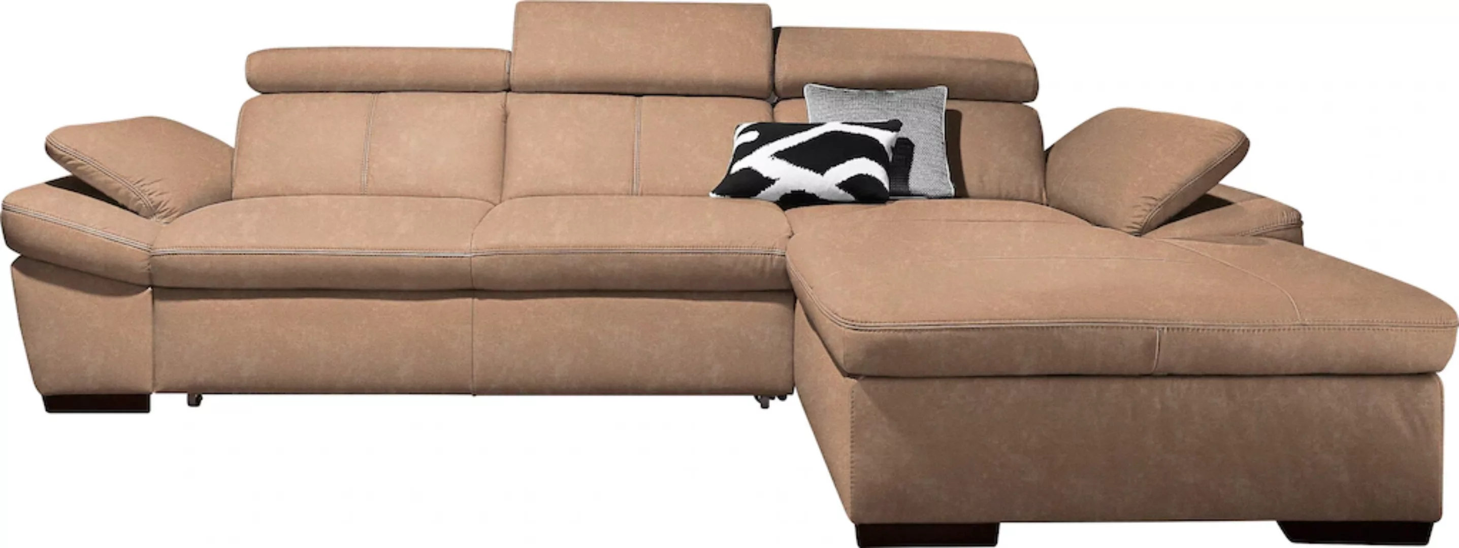 exxpo - sofa fashion Ecksofa "Salerno, klassisch modernes Funktionssofa, ho günstig online kaufen