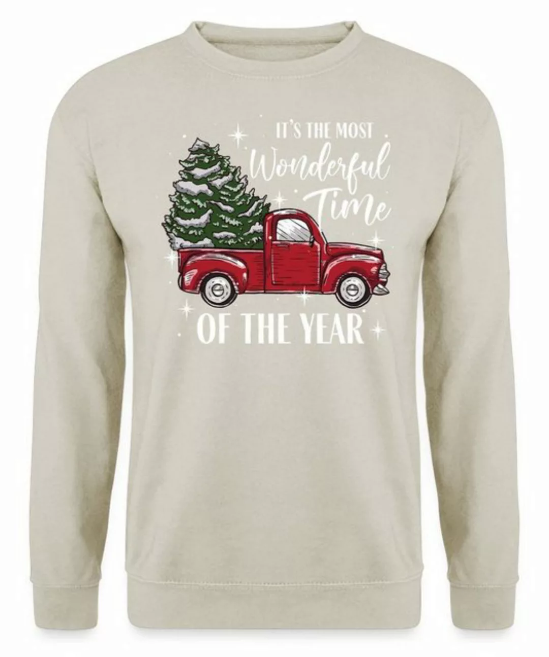 Quattro Formatee Sweatshirt Hallmark Wonderful Time - Weihnachten X-mas Wei günstig online kaufen