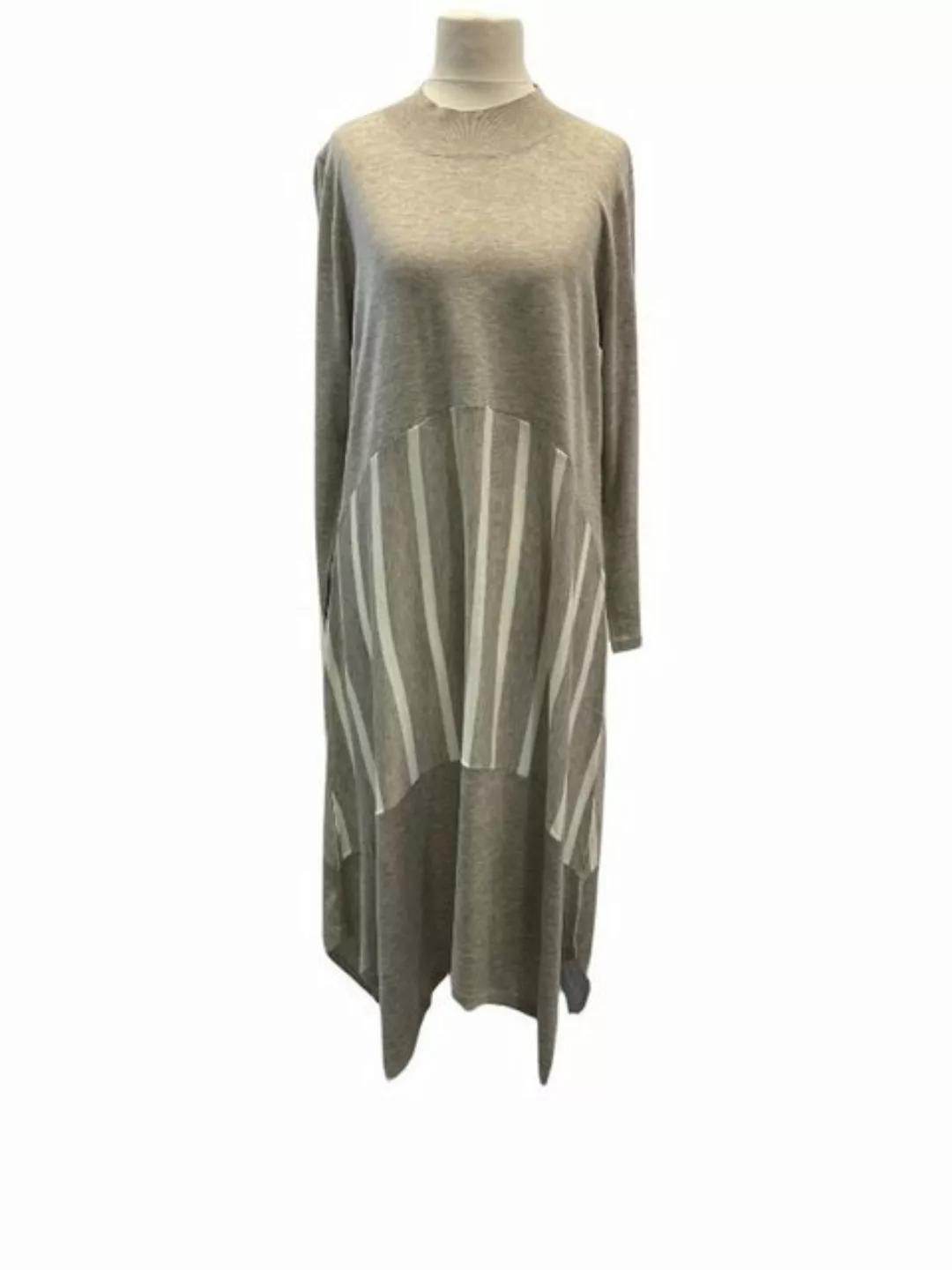 BZNA Strickkleid Feinstrickkleid Tunika Zipfel Kleid Longpulli Tunikakleid günstig online kaufen