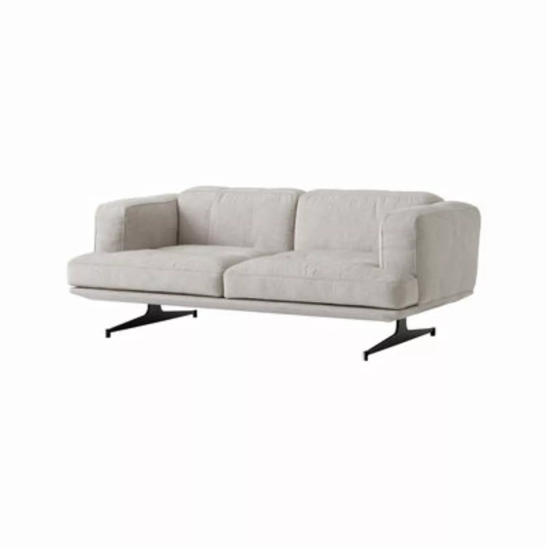 Sofa Inland AV22 textil grau / 2-Sitzer - L 179 cm - Stoff - &tradition - G günstig online kaufen