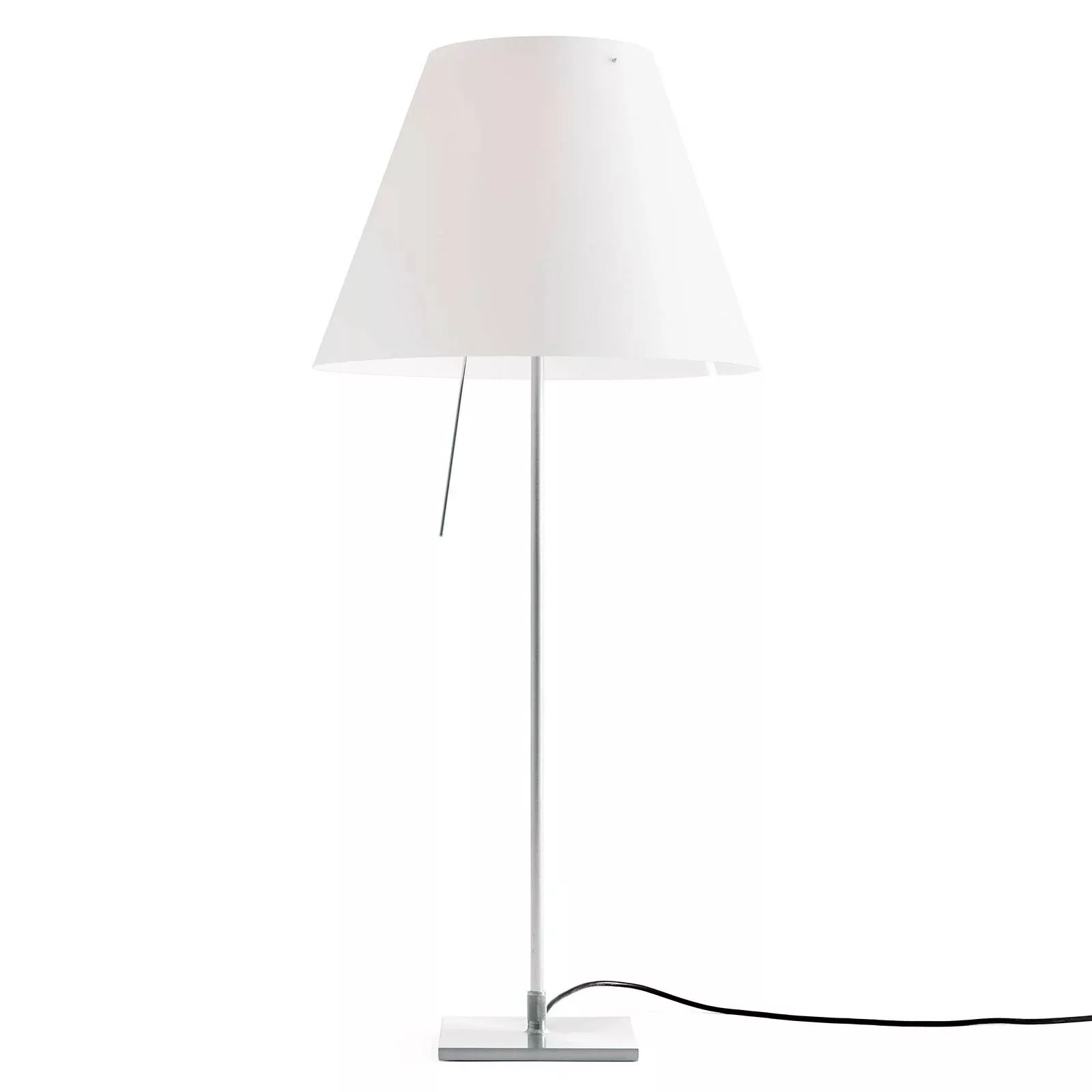 Luceplan Costanza Tischlampe D13if aluminium/weiß günstig online kaufen