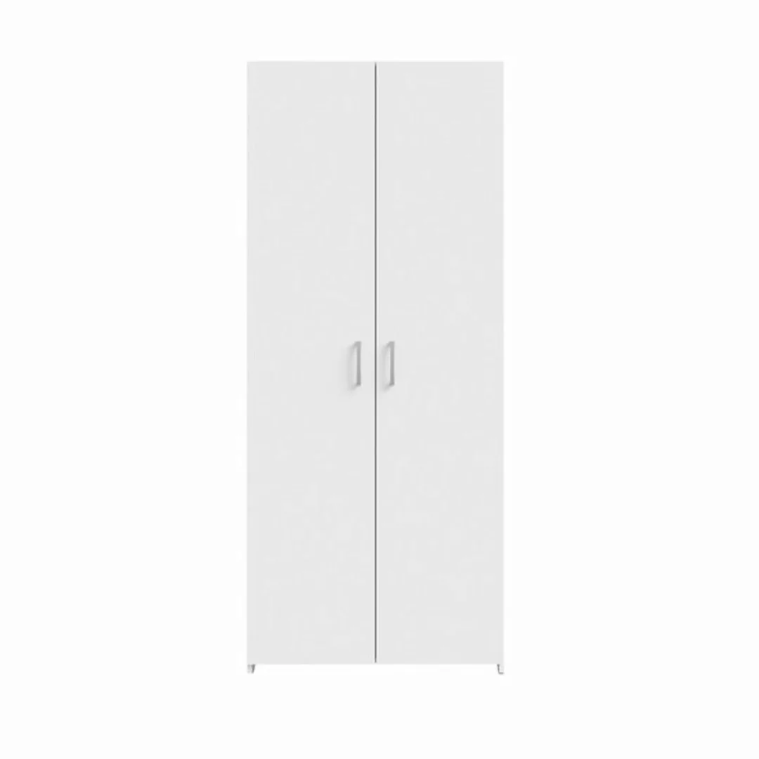 freiraum Drehtürenschrank ECONOBOX in Weiss - 79,7x190,5x54,4cm (BxHxT) günstig online kaufen