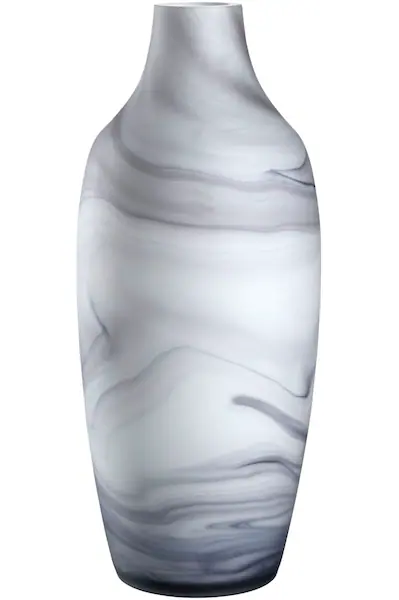 LEONARDO Bodenvase »Dekovase POESIA, in Marmoroptik«, (1 St.), aus Glas, ha günstig online kaufen