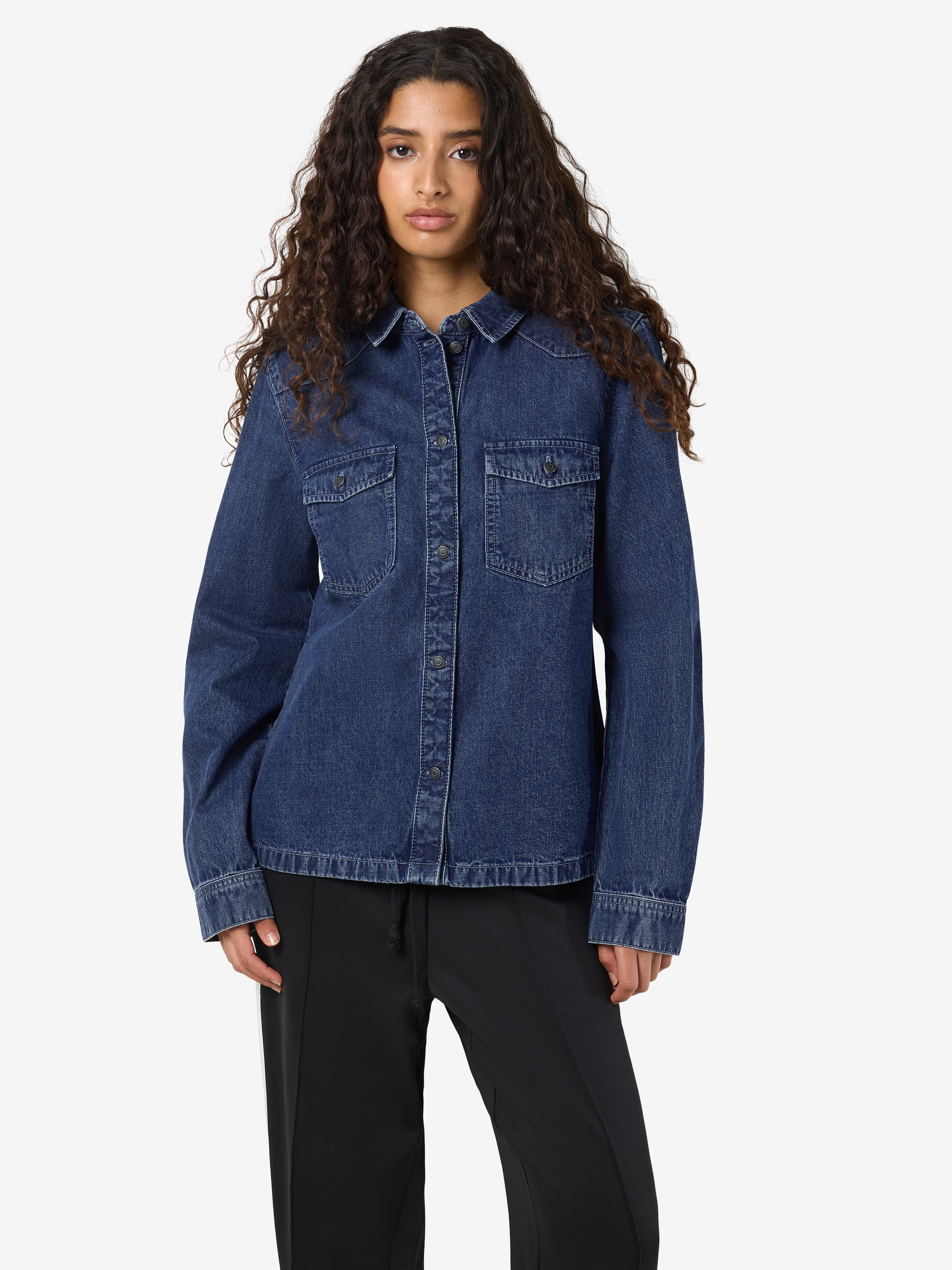 Noisy may Jeansbluse "NMNEW SIGNE L/S DENIM SHIRT VI002MB NOOS" günstig online kaufen