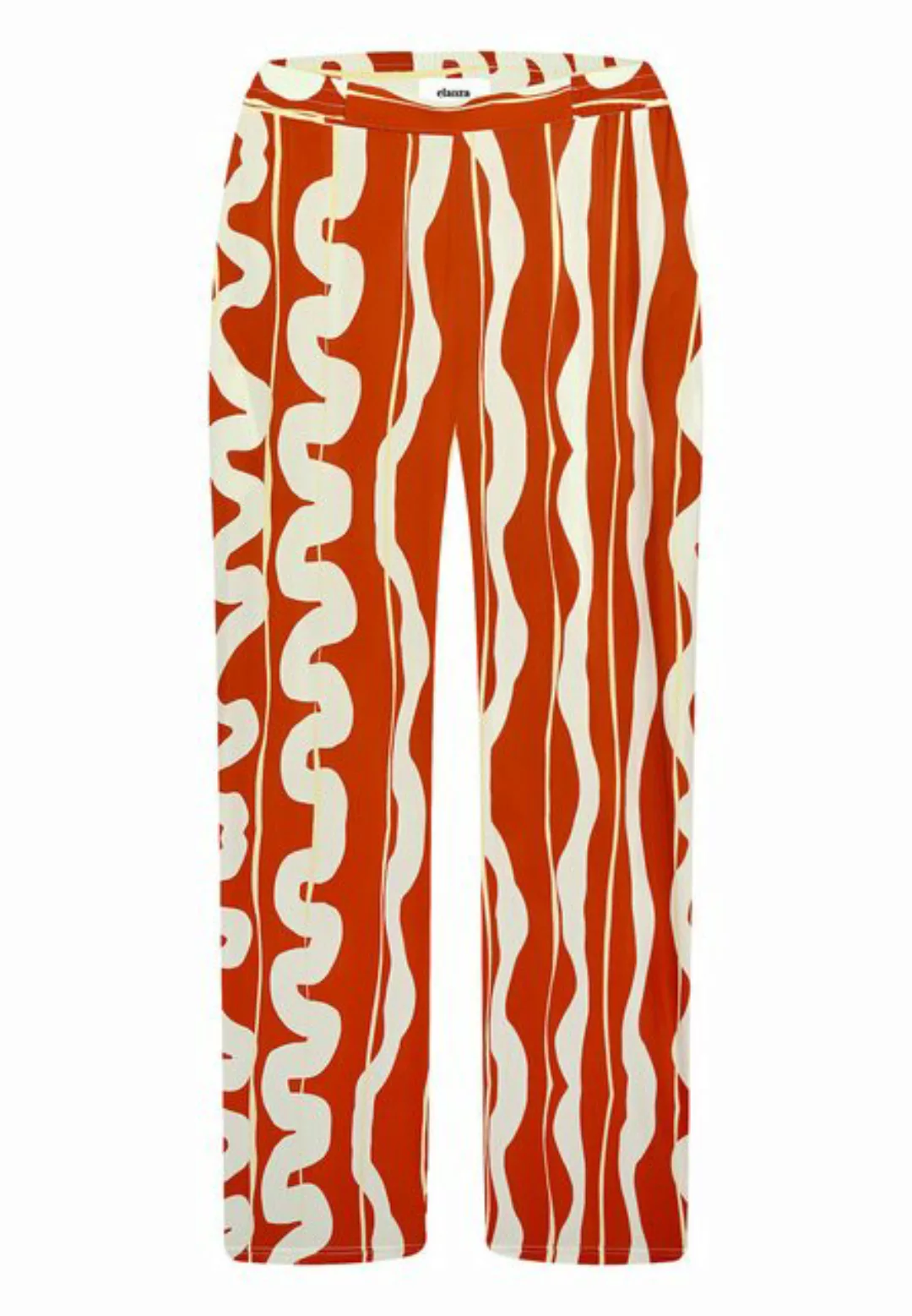 elanza Culotte Palazzo Waves - 14/terracotta (1-tlg) günstig online kaufen