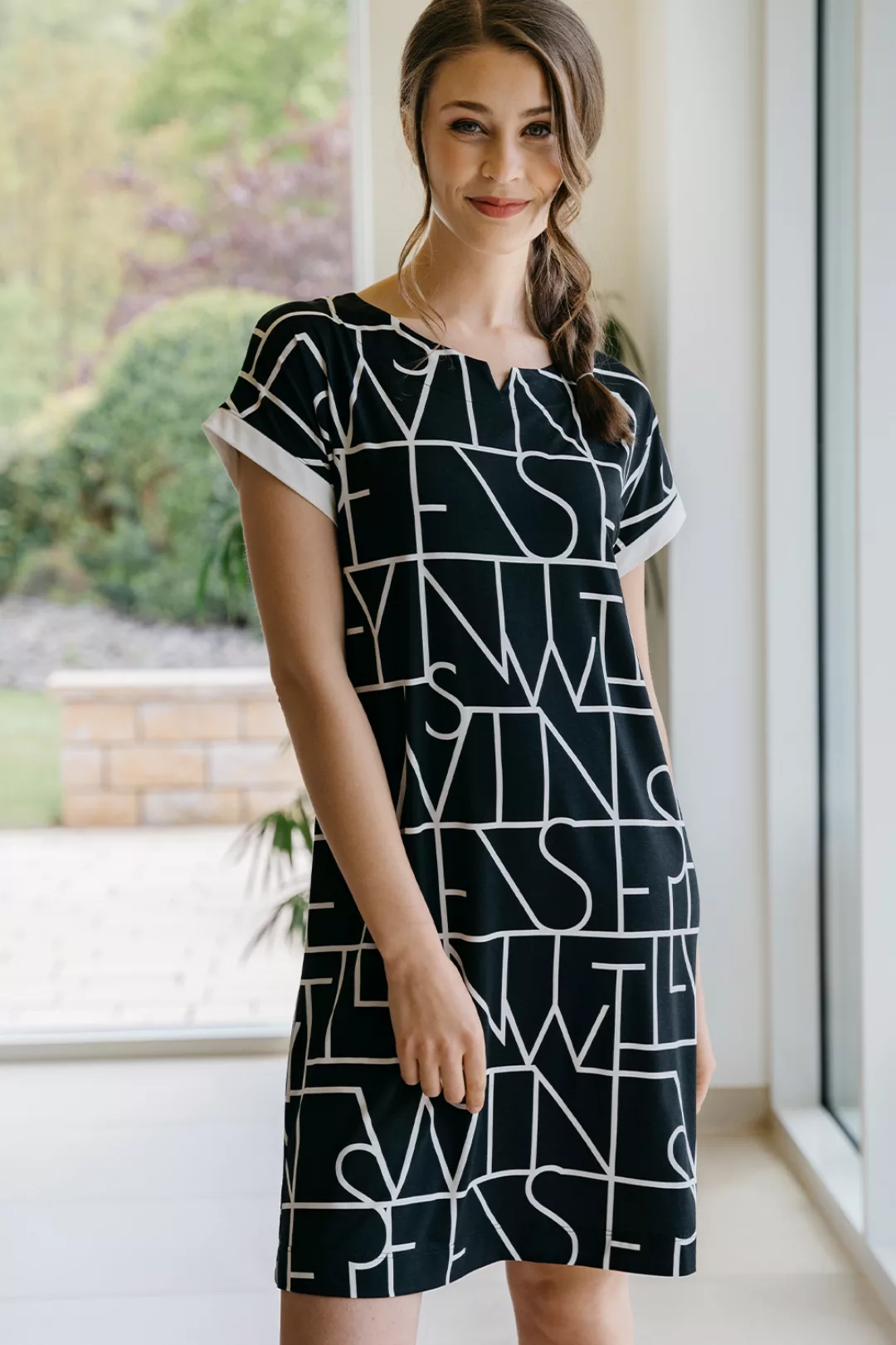 Hutschreuther Kleid Font One Collection 38 mehrfarbig günstig online kaufen
