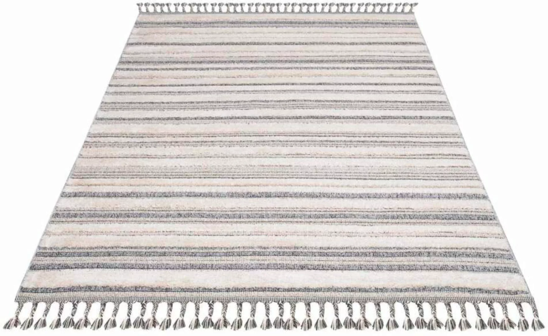 Carpet City Teppich »Valencia 807«, rechteckig, 20 mm Höhe, Boho-Stil, Gest günstig online kaufen