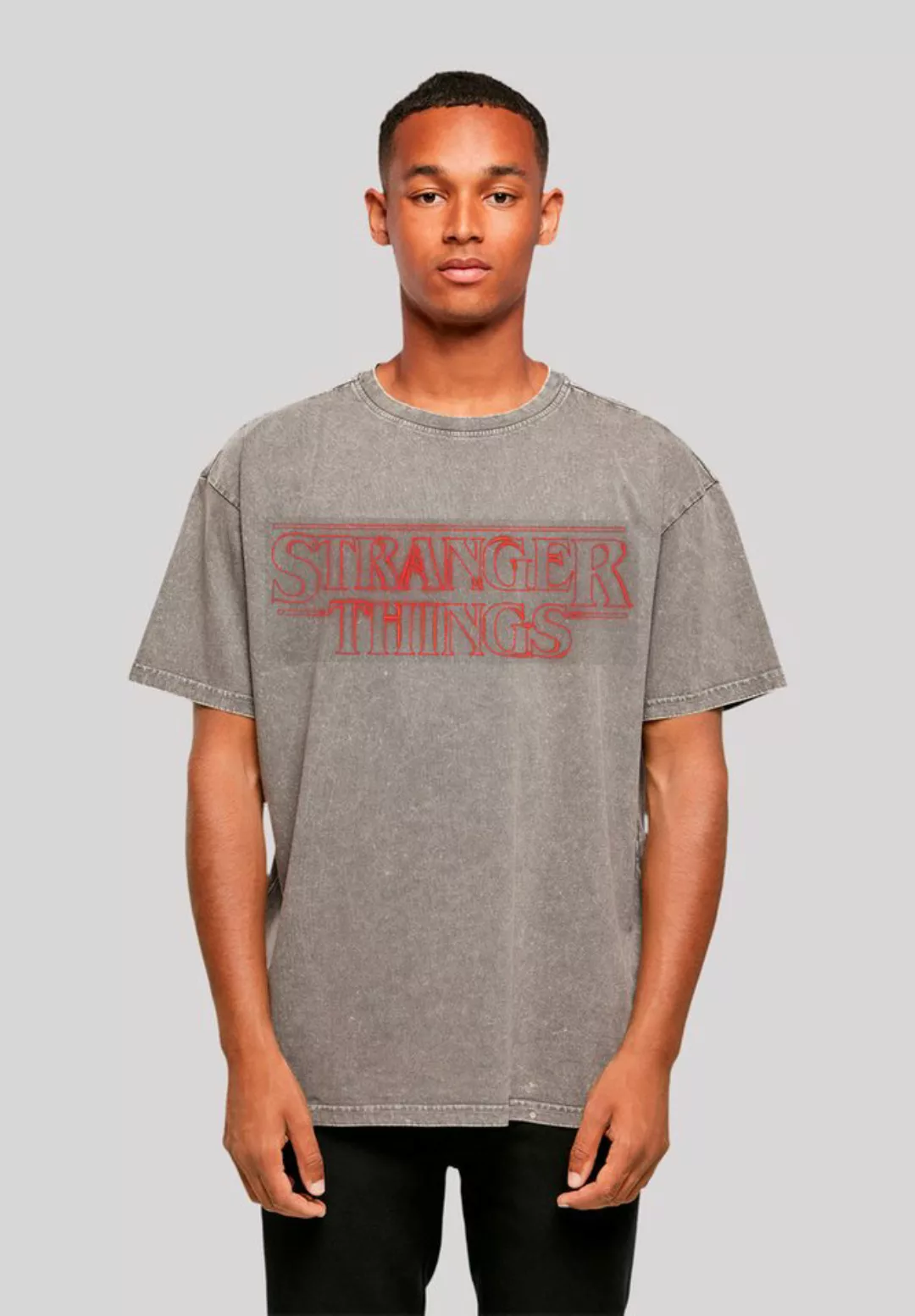 F4NT4STIC T-Shirt "Stranger Things Glow Logo Netflix TV Series", Premium Qu günstig online kaufen