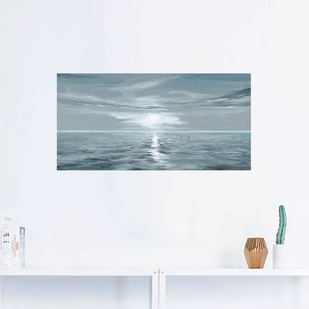 Artland Wandbild "Eisblaues Meer", Gewässer, (1 St.), als Alubild, Outdoorb günstig online kaufen