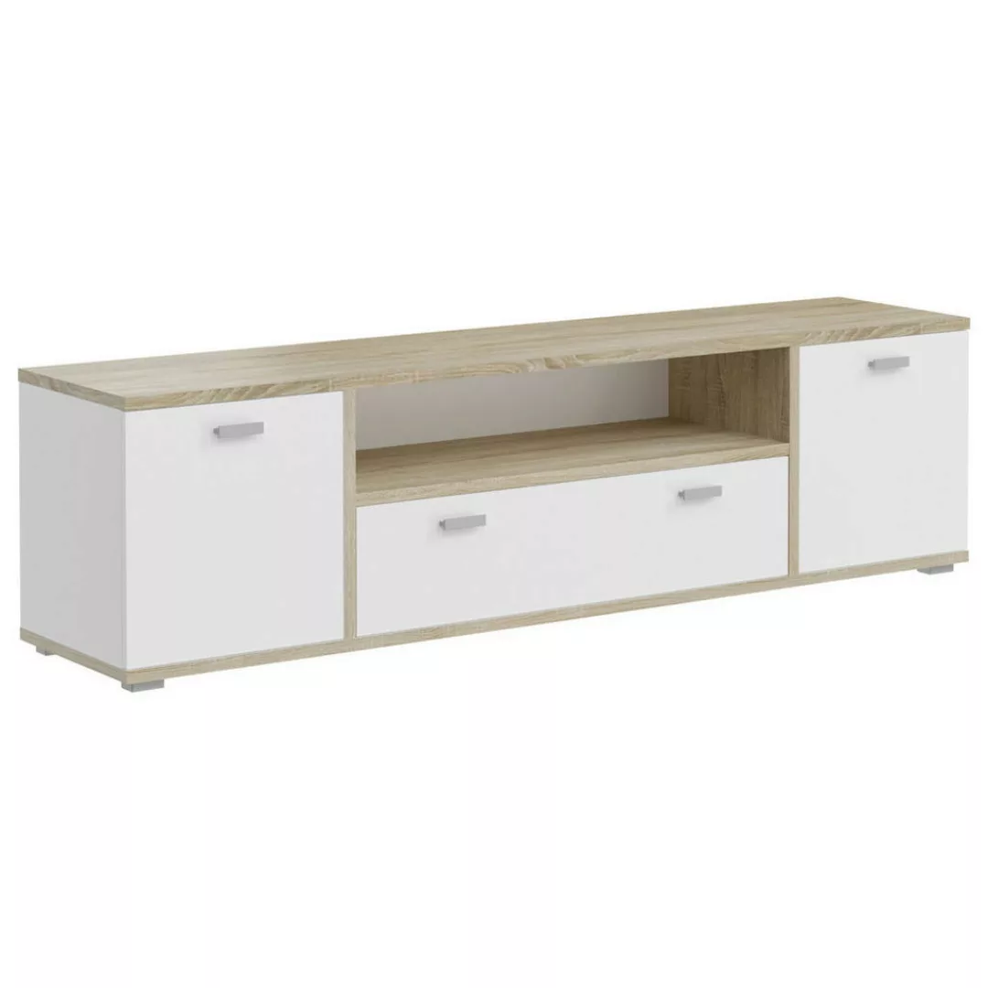 Lowboard ¦ weiß ¦ Maße (cm): B: 181 H: 49 Kommoden & Sideboards > Lowboards günstig online kaufen