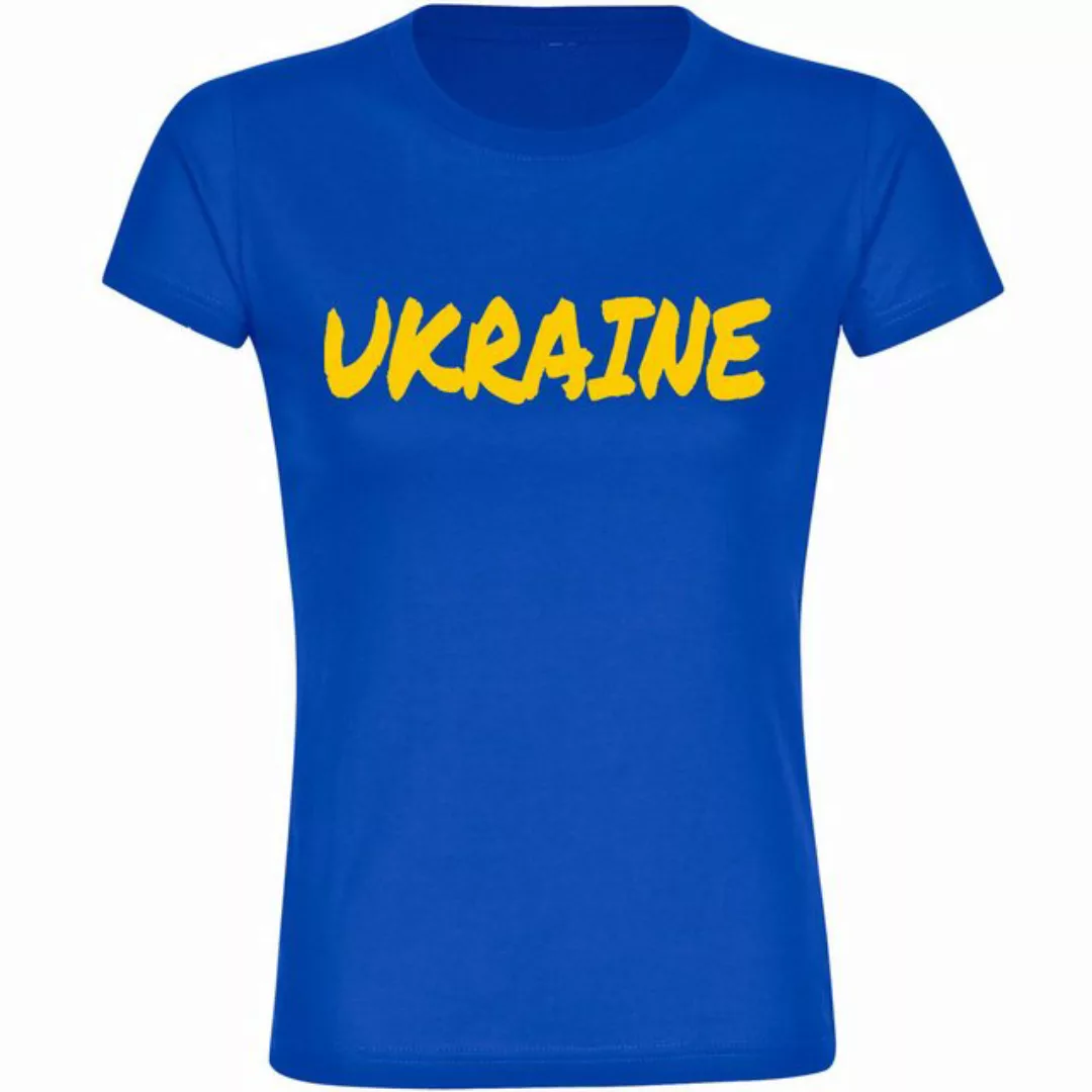 multifanshop T-Shirt Damen Ukraine - Textmarker - Frauen günstig online kaufen