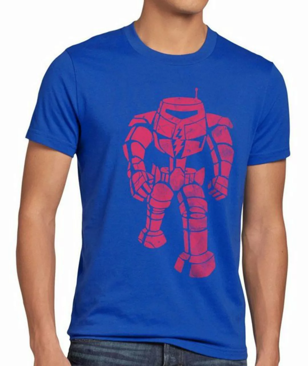 style3 Print-Shirt Herren T-Shirt The Robot Sheldon evolution big Roboter c günstig online kaufen