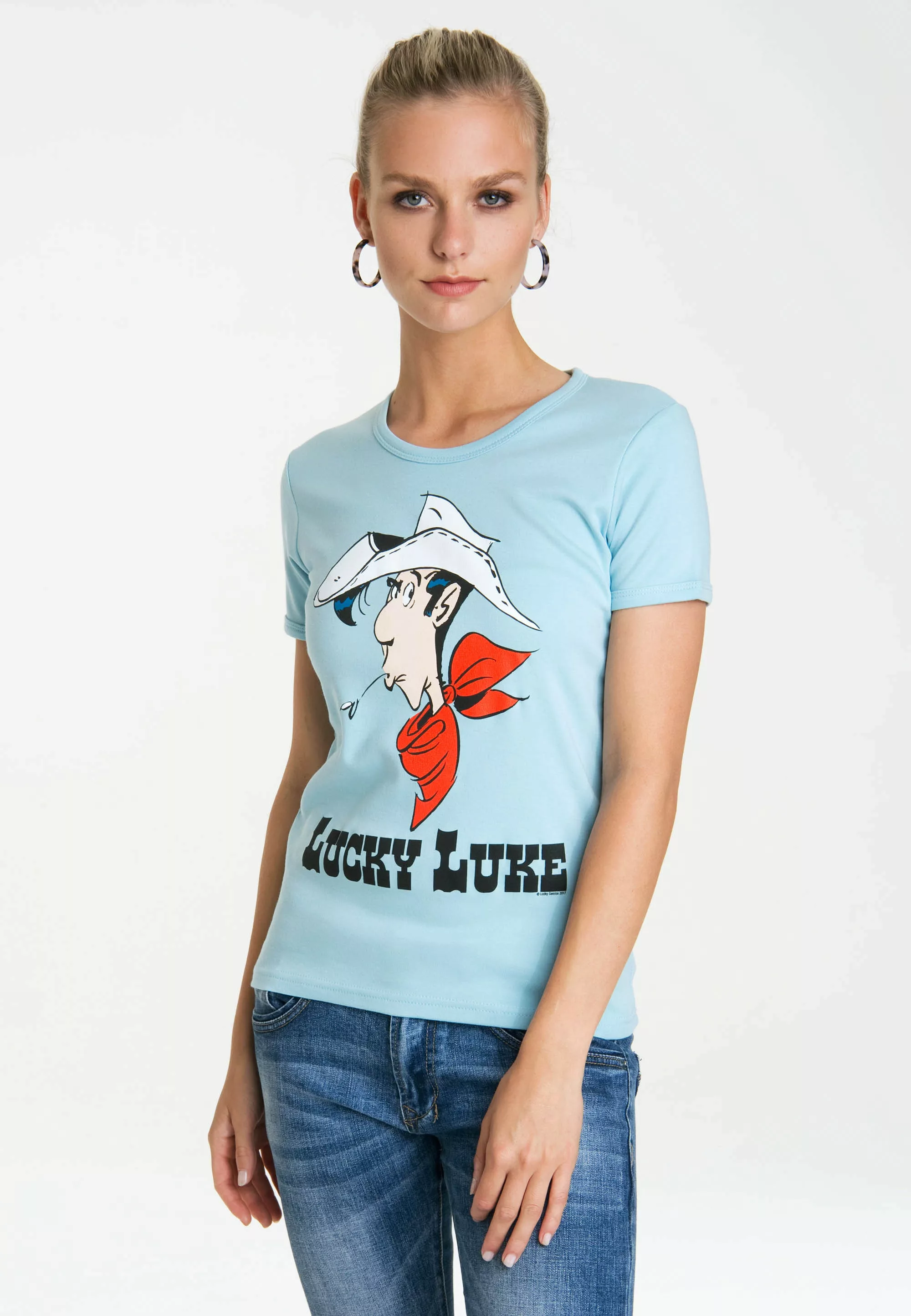 LOGOSHIRT T-Shirt "Lucky Luke Portrait", mit coolem Print günstig online kaufen