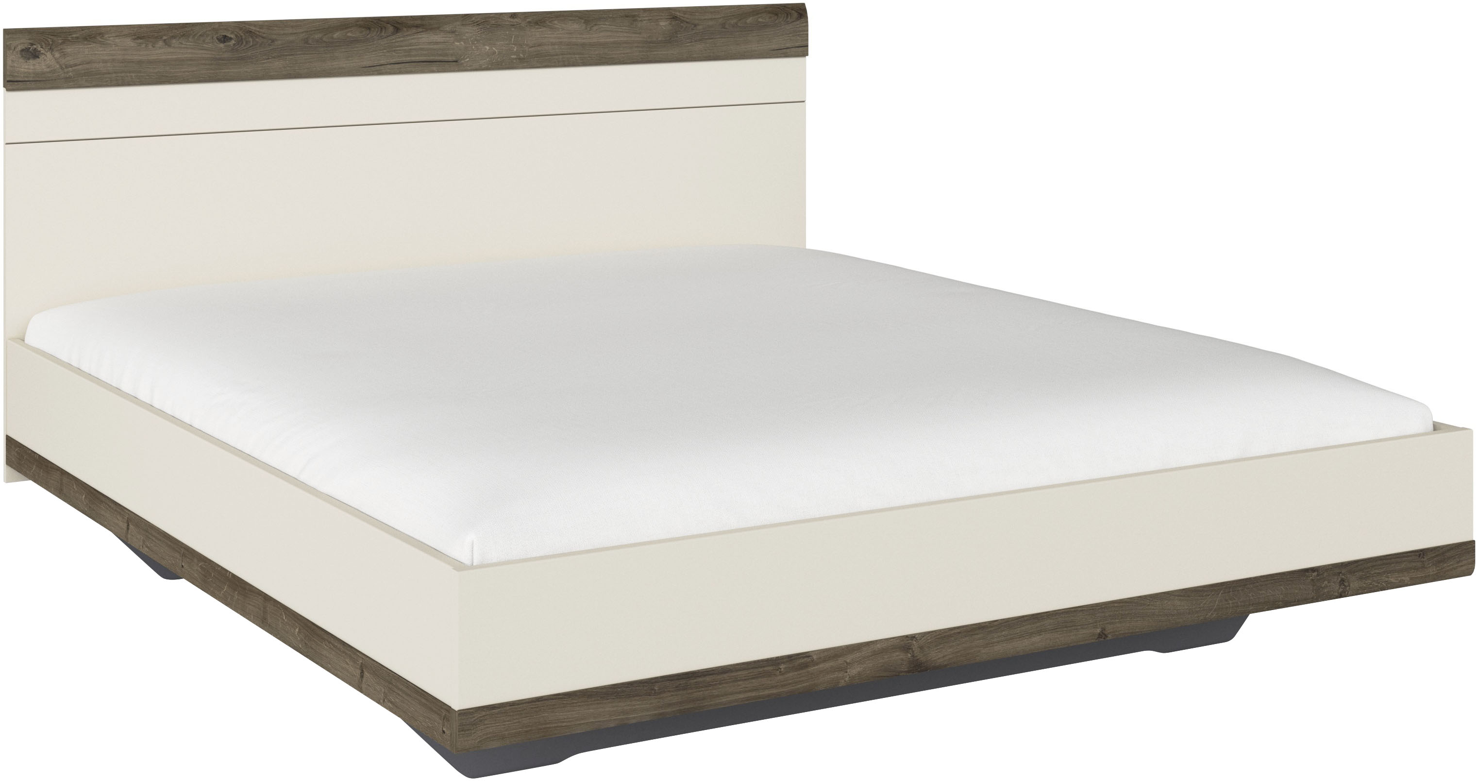 rauch Futonbett "Bett Doppelbett Holzbett SAJO", mit Farb-Absetzungen in ko günstig online kaufen