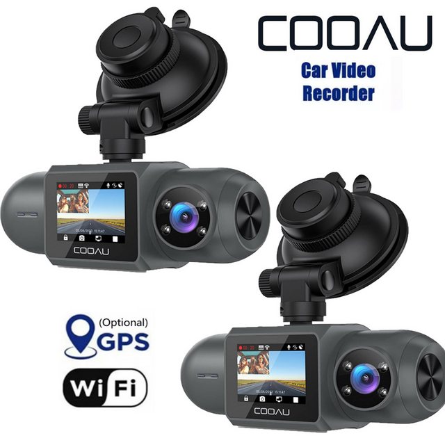 COOAU D20 4K Dash Cam Auto Vorne Hinten Kamera mit Infrarot Nachtsicht Dash günstig online kaufen