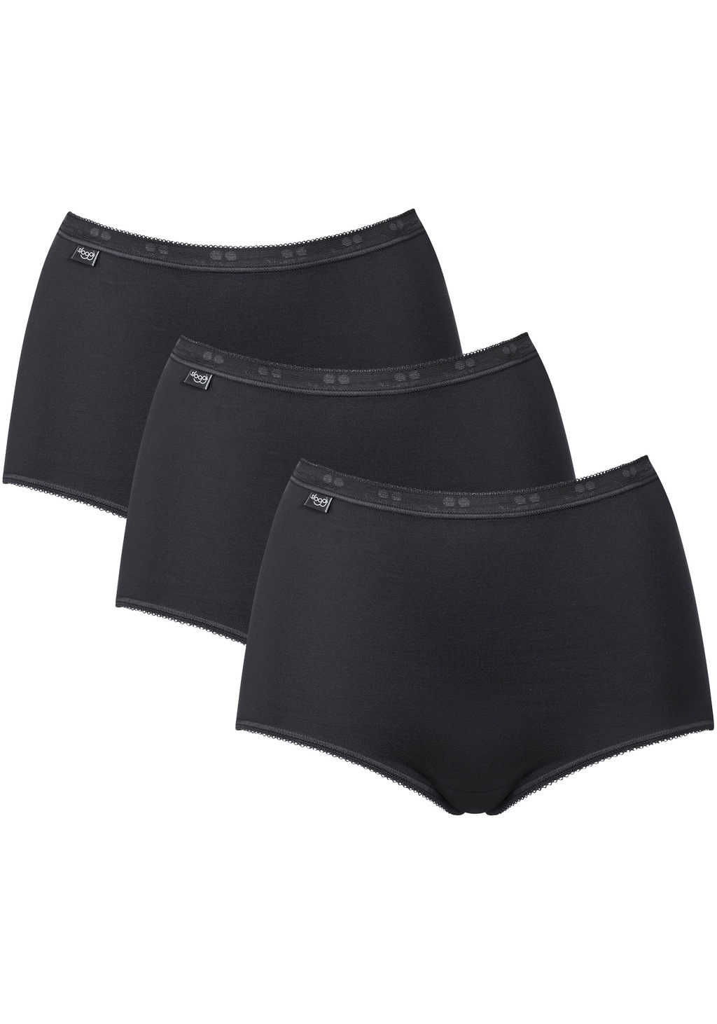 sloggi Maxislip "Basic+", (3er Pack), perfekter Sitz, Baumwollmischung, wei günstig online kaufen