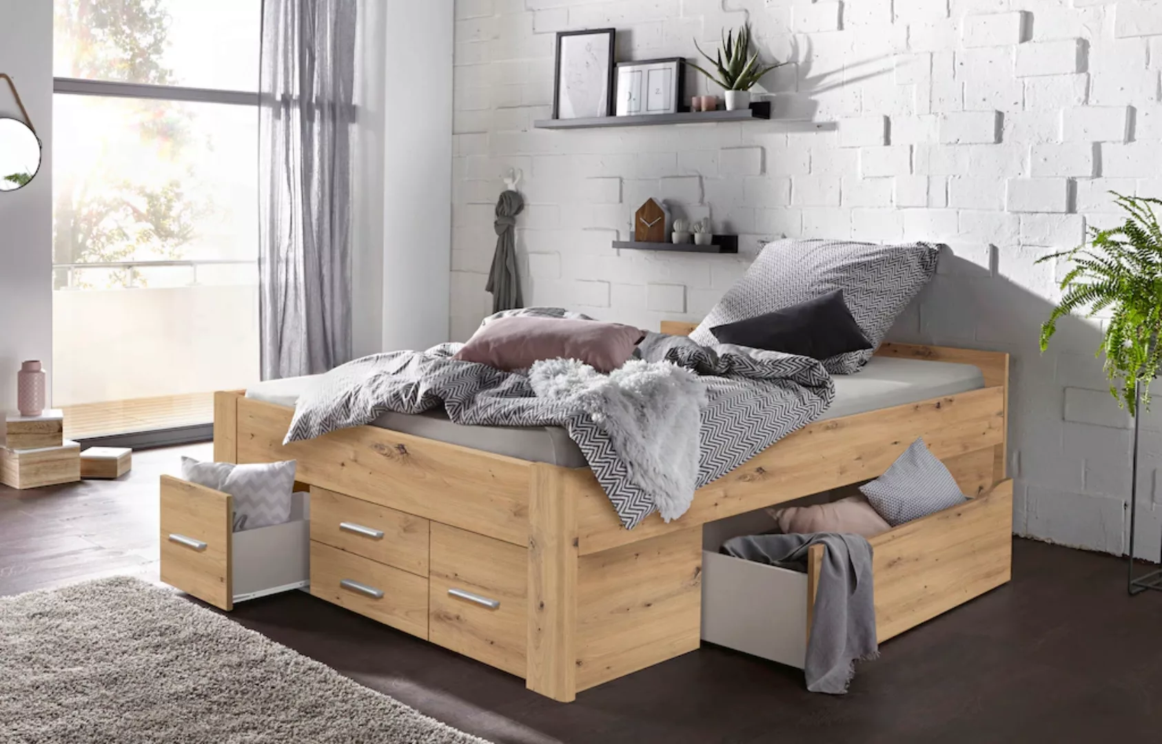 rauch Bett "Scala", mit Schubkästen in 3 Varianten günstig online kaufen