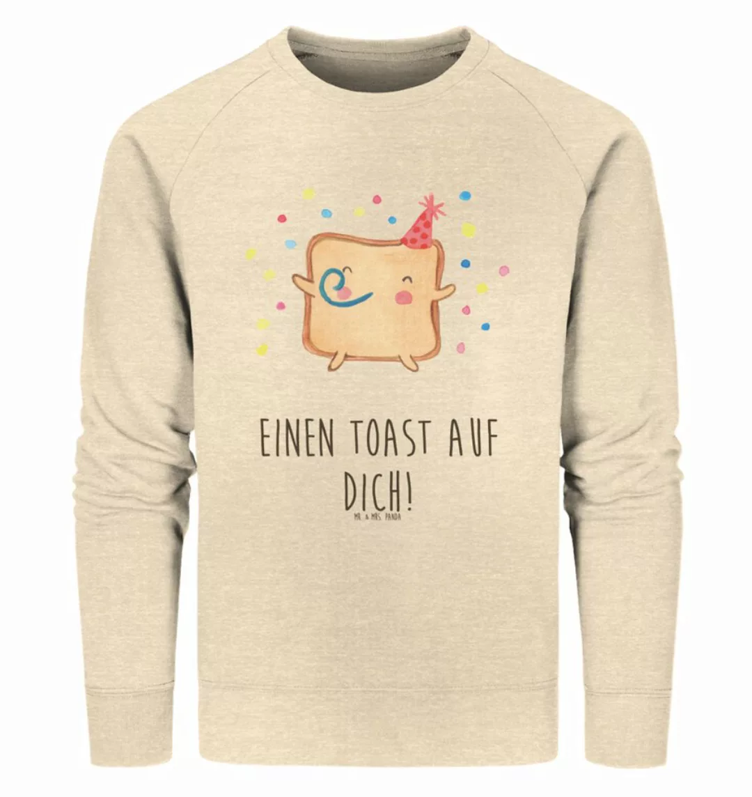 Mr. & Mrs. Panda Longpullover Größe M Toast Party - Natural Raw - Geschenk, günstig online kaufen