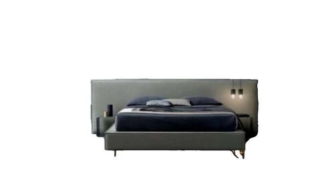 JVmoebel Polsterbett, Luxus Polster Samt Stoff Designer Bett Schlafzimmer B günstig online kaufen