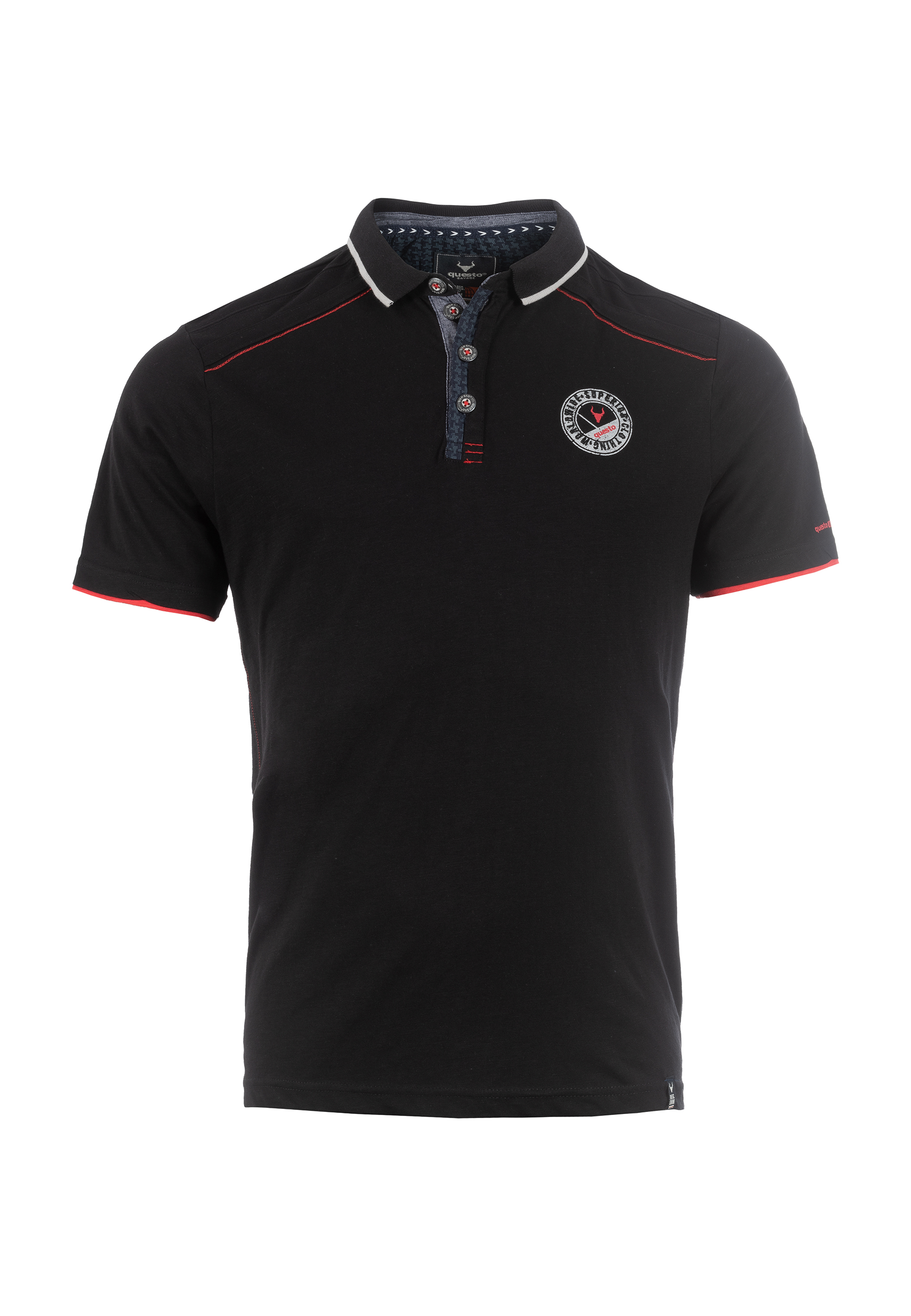 Questo Poloshirt HartwigQU black günstig online kaufen