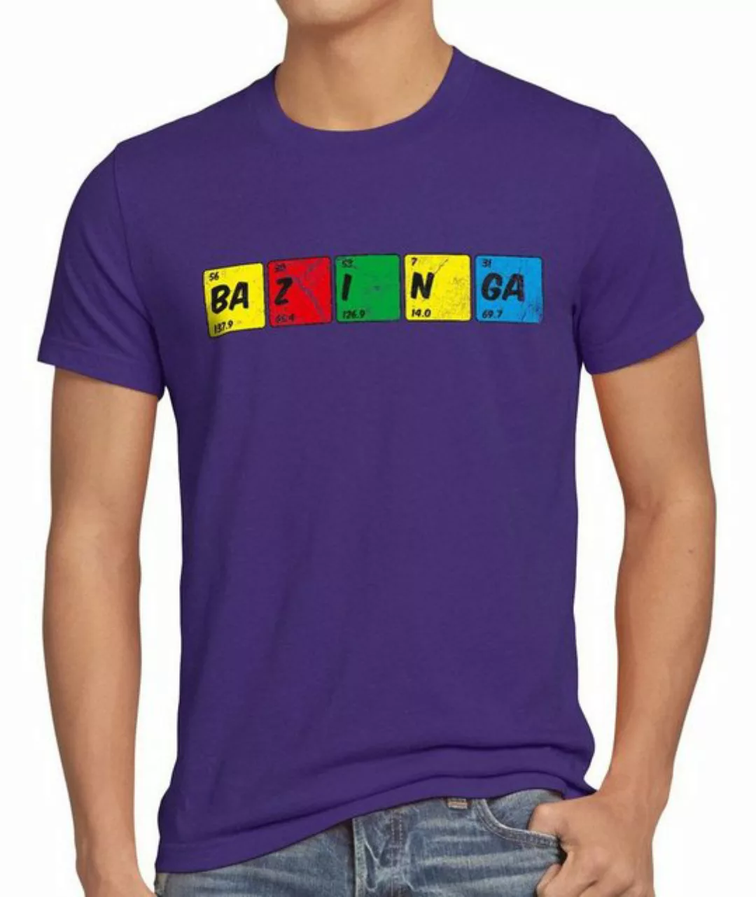 style3 Print-Shirt Herren T-Shirt Sheldon Periodensystem chemie theory coop günstig online kaufen