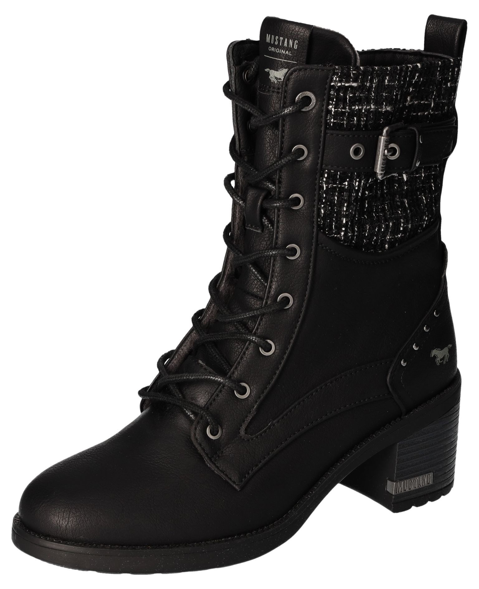 Mustang Shoes Winterstiefelette Plateaustiefelette, Schnürboots mit günstig online kaufen