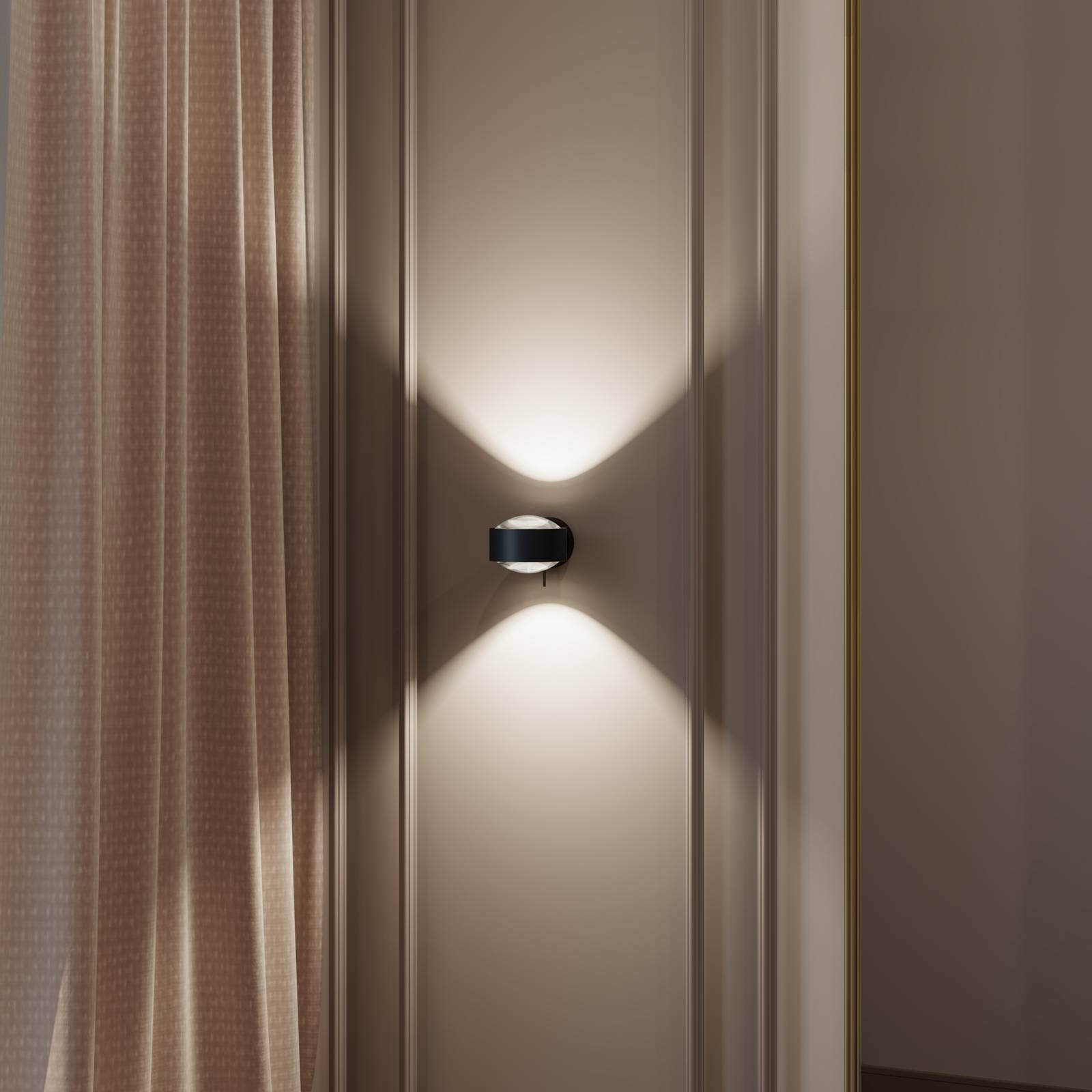 Puk! 120 Wall LED-Spot Linsen klar schwarz matt günstig online kaufen