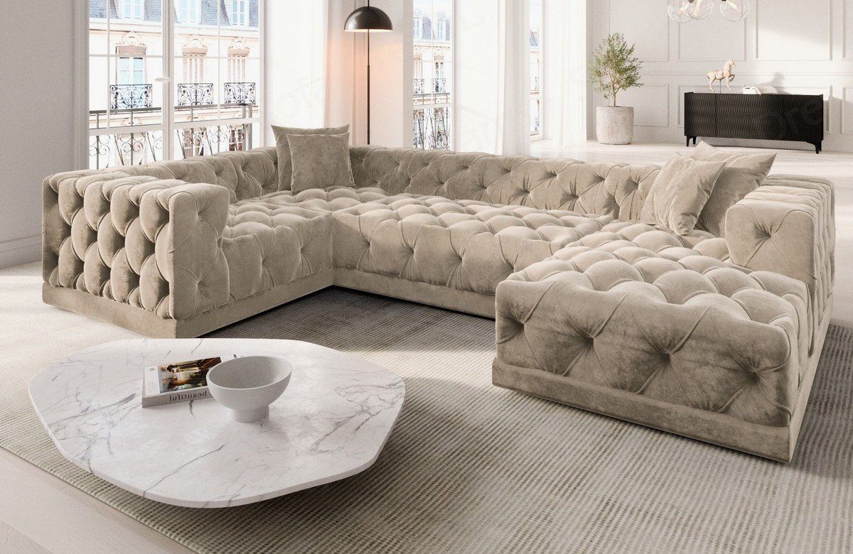 Sofa Dreams Wohnlandschaft Designer Stoff Sofa günstig online kaufen