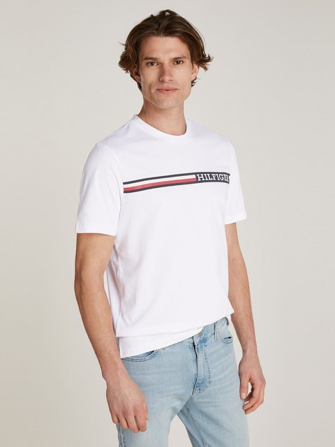 Tommy Hilfiger T-Shirt CHEST STRIPE TEE günstig online kaufen
