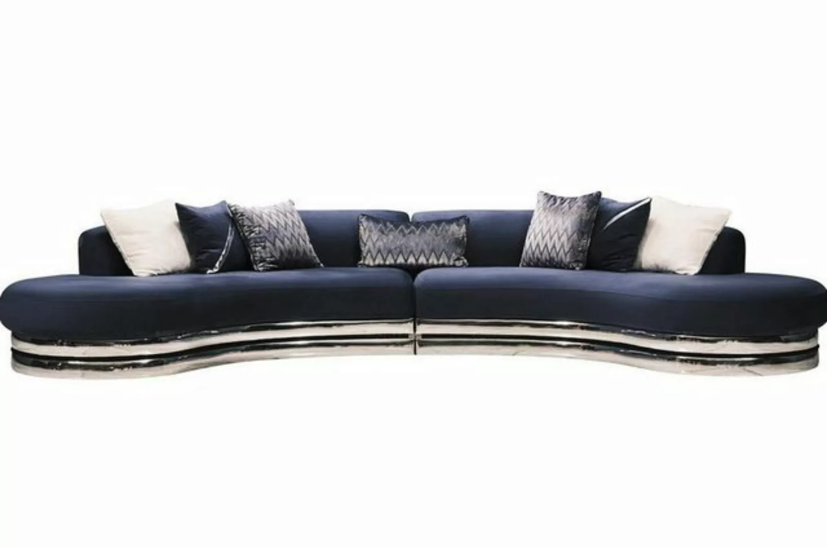 Xlmoebel Sofa Großes blaues Polstersofa mit modernem Design für 5 Personen günstig online kaufen