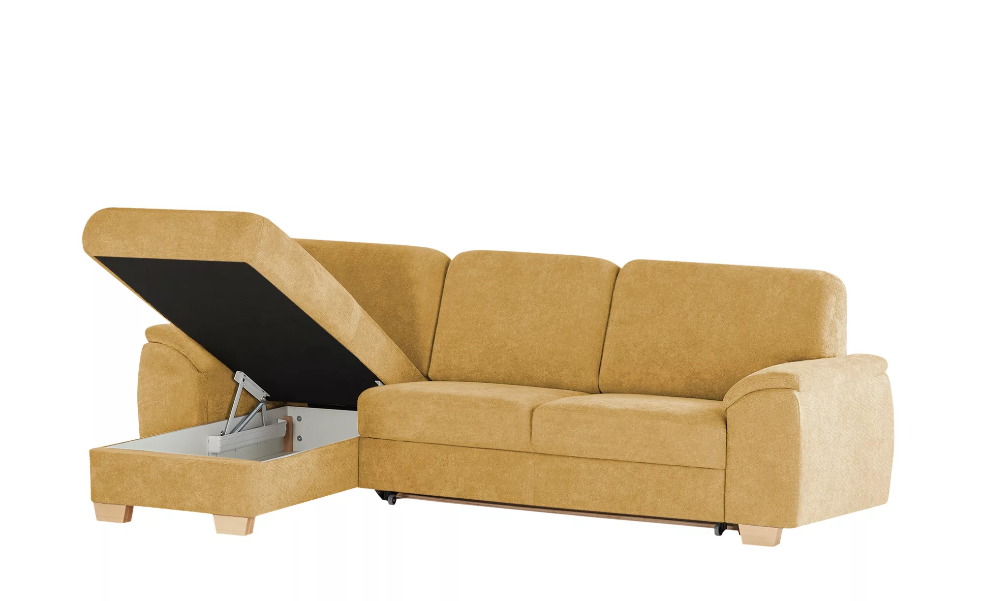 smart Ecksofa  Valencia ¦ gelb ¦ Maße (cm): B: 281 H: 90 T: 173 Polstermöbe günstig online kaufen