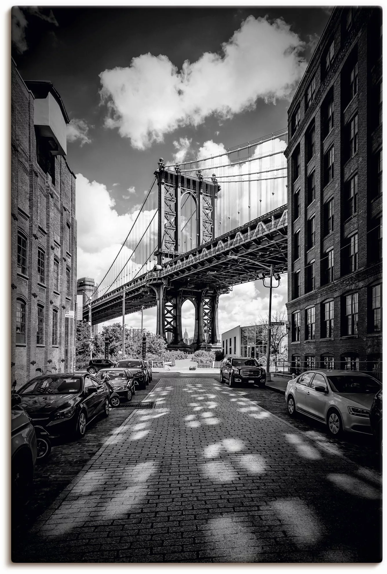 Artland Wandbild "Manhattan Bridge in Brooklyn, New York", New York, (1 St. günstig online kaufen