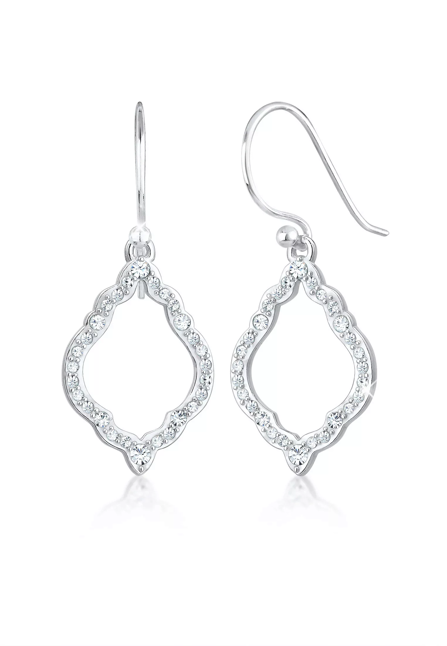 Elli Paar Ohrhänger "Hänger Ornament Kristalle 925 Silber" günstig online kaufen