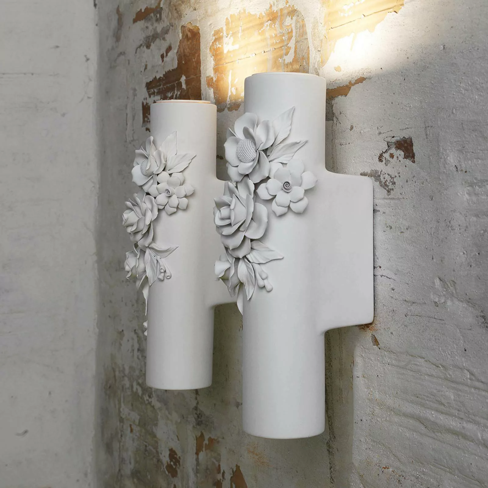 Karman Capodimonte - LED-Wandleuchte aus Keramik günstig online kaufen