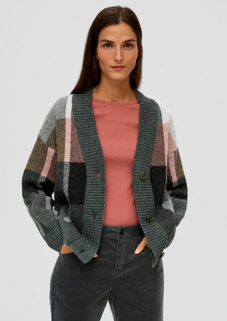 s.Oliver Strickjacke Strickjacke aus Wollmix günstig online kaufen