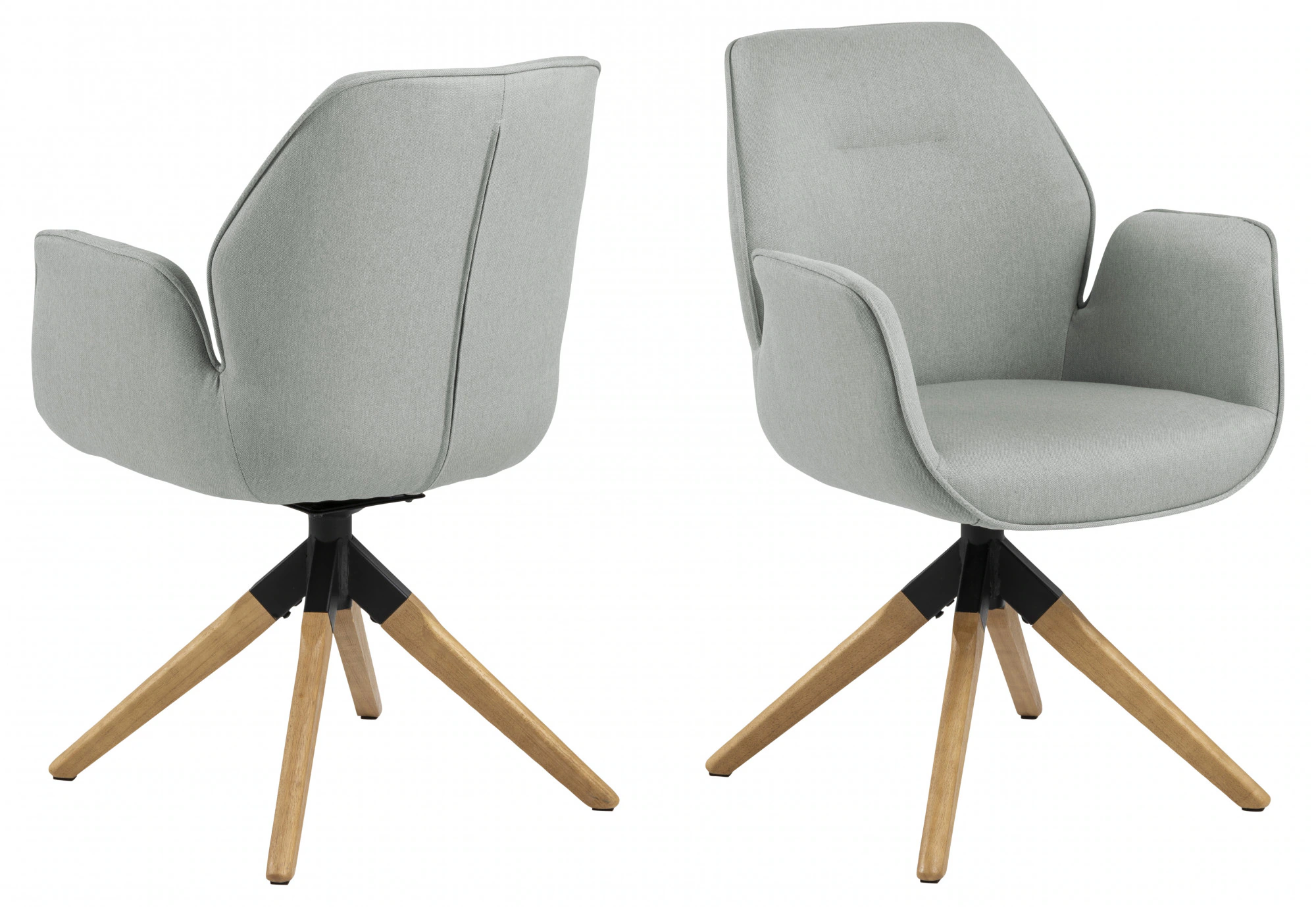 ACTONA GROUP Esszimmerstuhl »Alma«, 1 St., Polyester, mit eleganten Kedern, günstig online kaufen