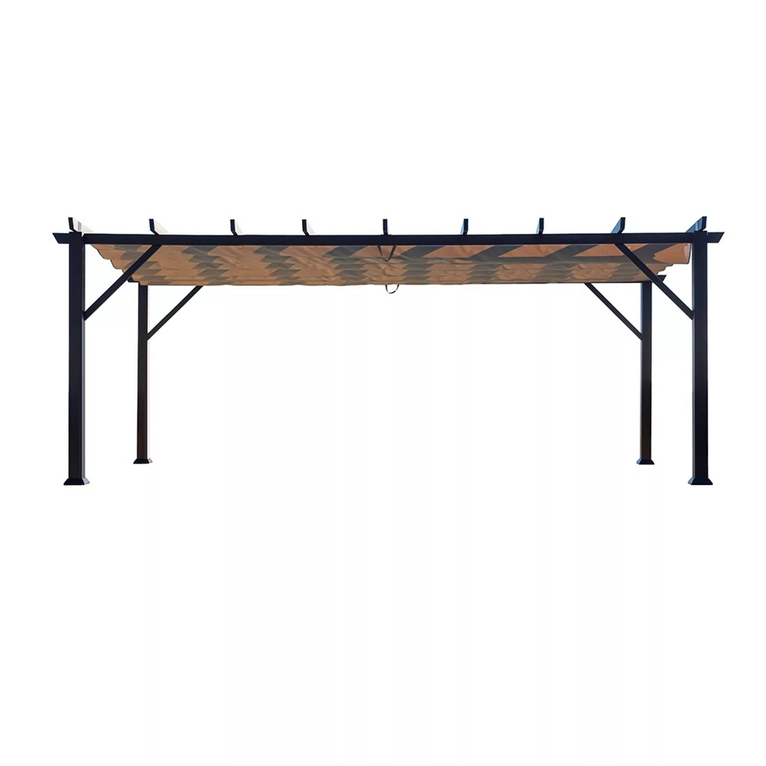 Paragon Aluminium Pergola Modena Espresso 623 cm x 360 cm günstig online kaufen