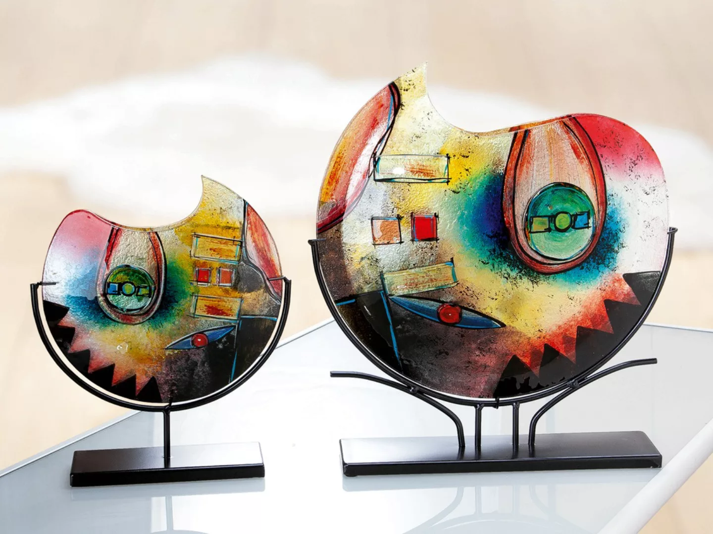 GILDE GLAS art Dekovase »Pusteblume 1« günstig online kaufen