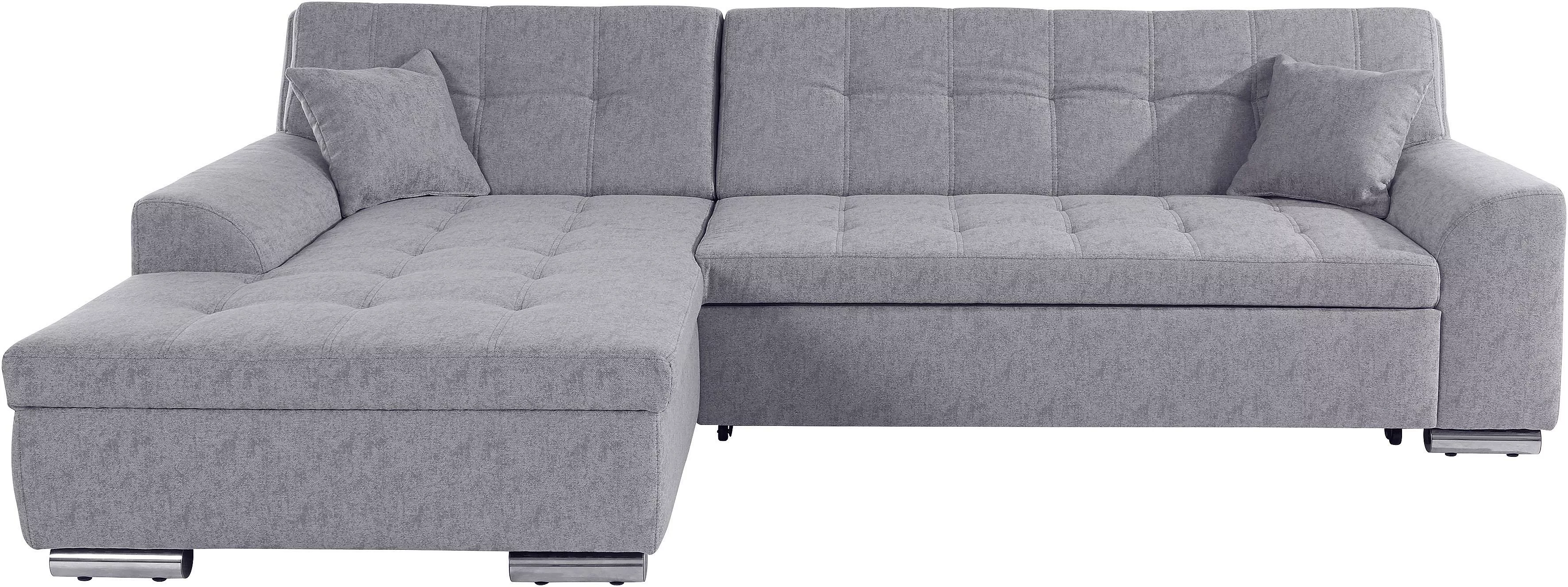 DOMO collection Ecksofa Aversa L-Form, wahlweise mit Bettfunktion günstig online kaufen