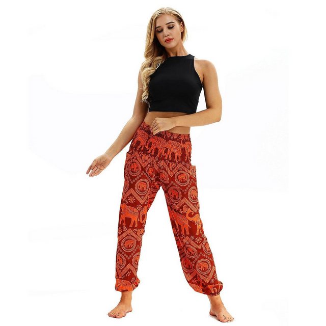 YRIIOMO Loungepants Modische, lockere Yogabekleidung, weite Yogahose, Fitne günstig online kaufen