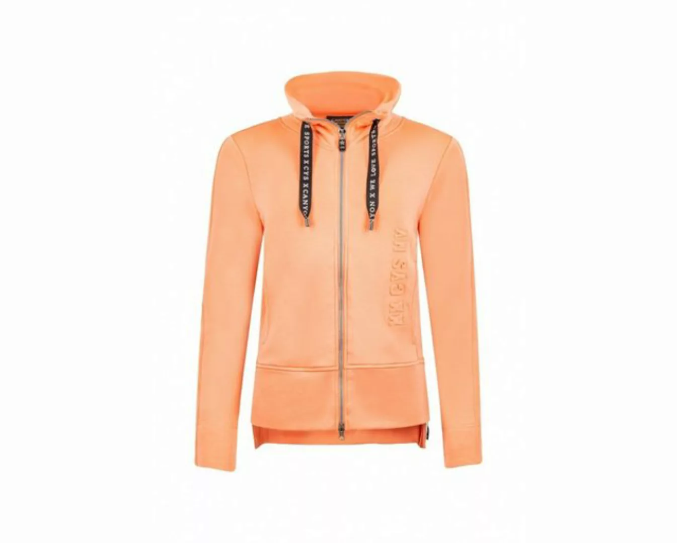 Canyon Jackenblazer Sweatjacke mit Kapuze LIGHT ORANGE günstig online kaufen