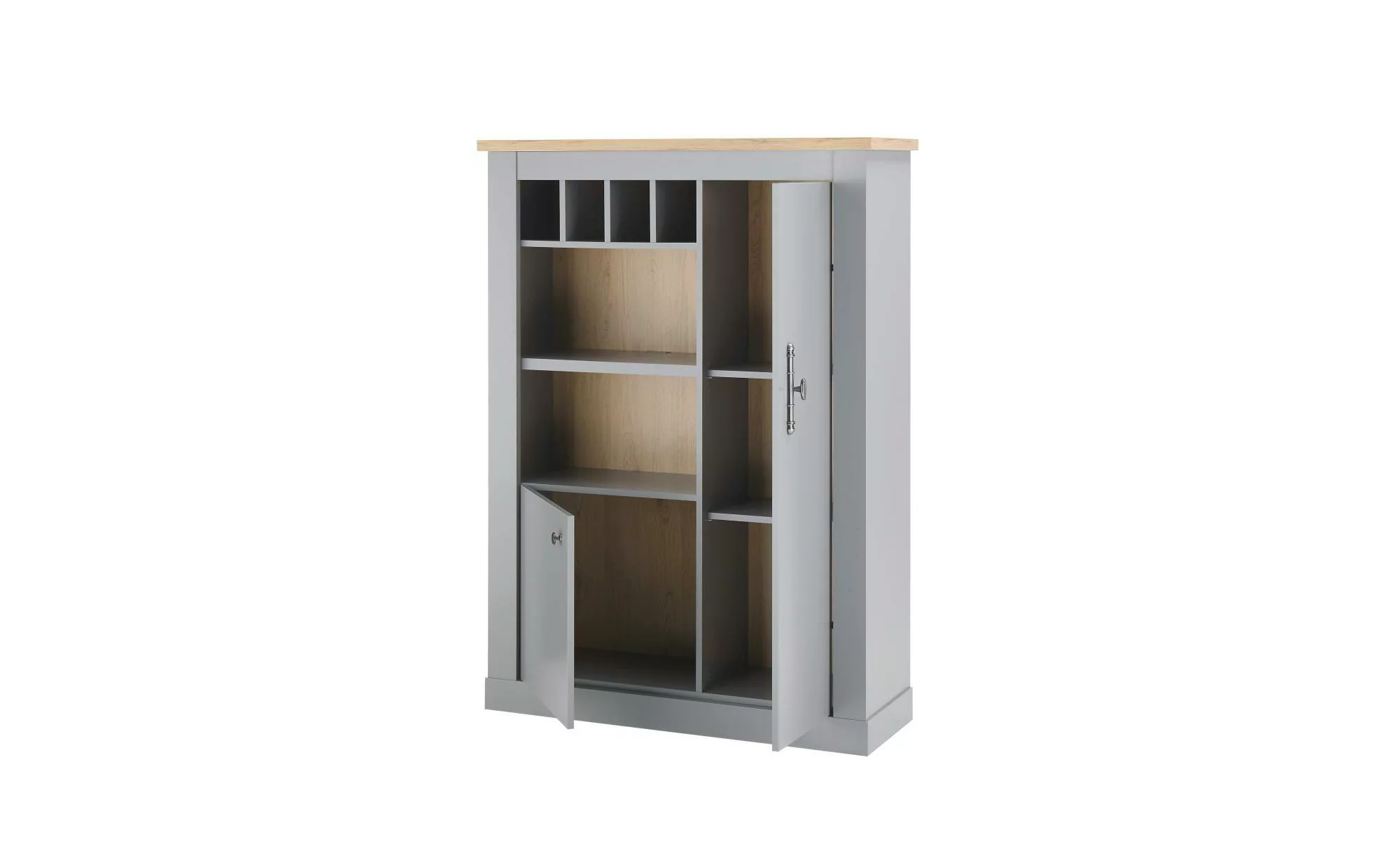 Kommode  Claira ¦ grau ¦ Maße (cm): B: 105 H: 37 Kommoden & Sideboards > Ko günstig online kaufen