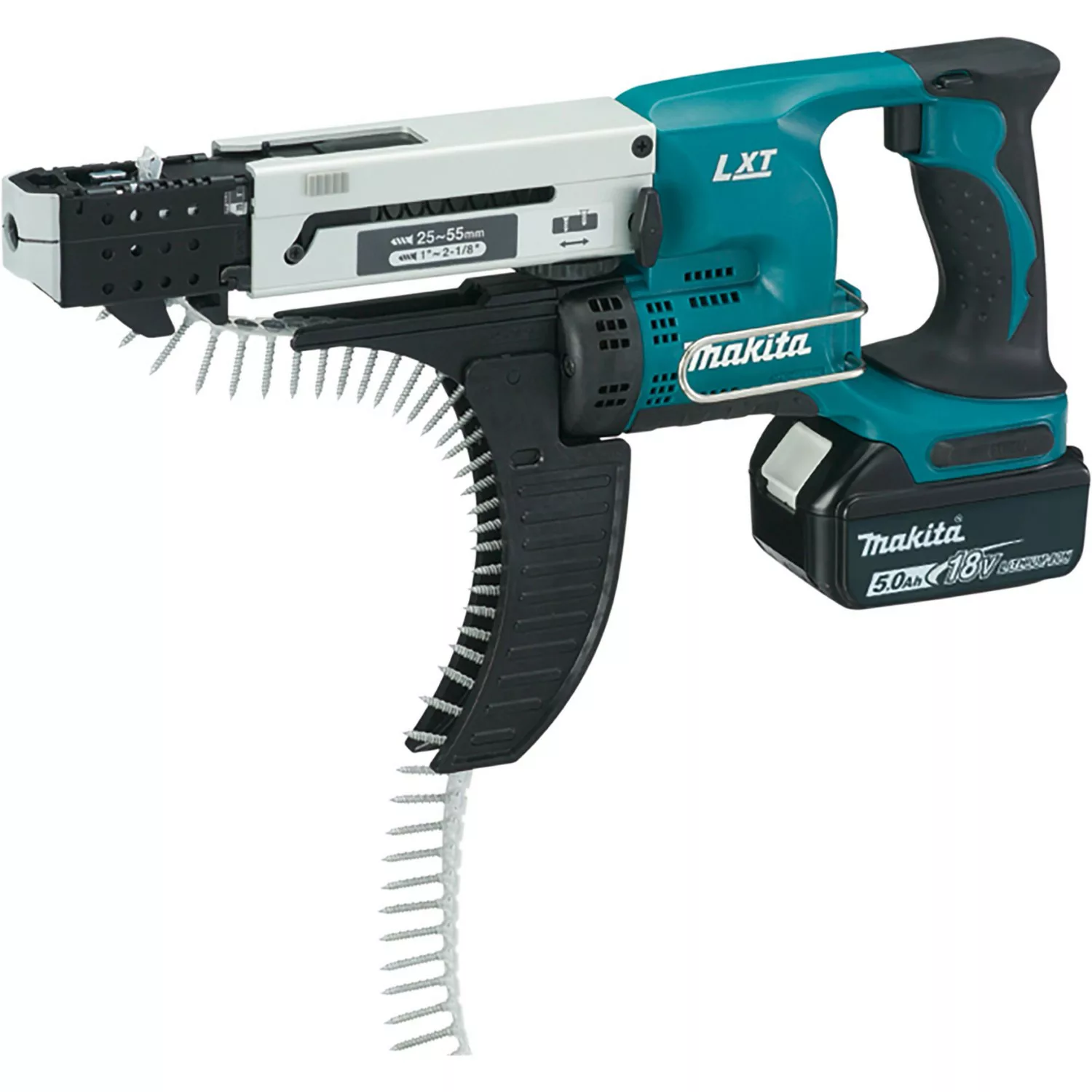 Makita Akkuschrauber DFR550RTJ inkl. 5 Ah Akkus mit Koffer günstig online kaufen